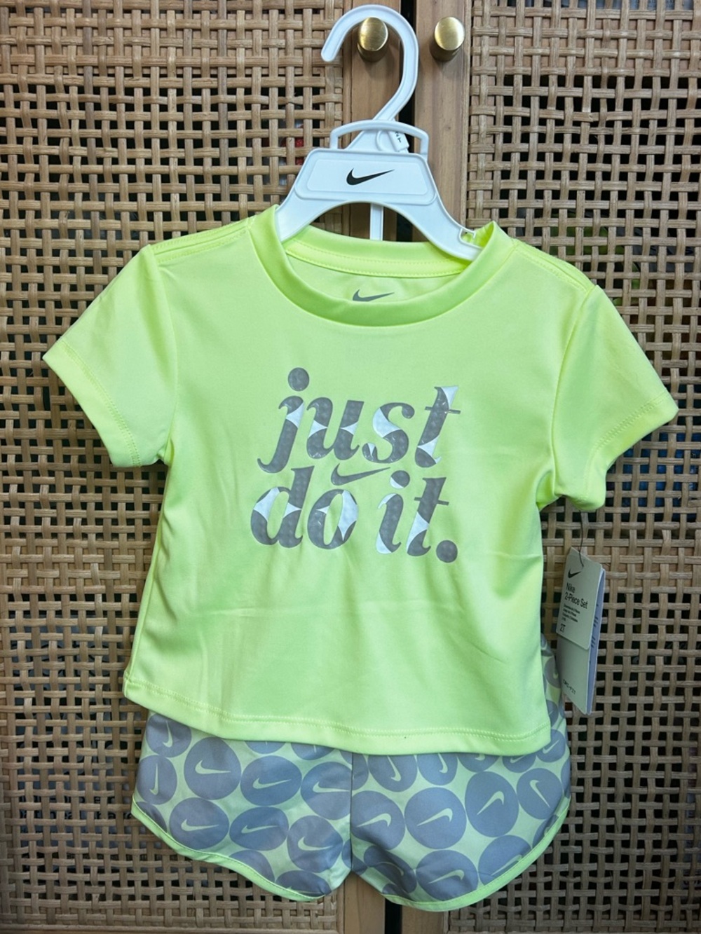 Nike Dri-Fit Athletic Just Do It Shorts and T-Shirt Set